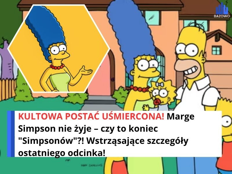 KULTOWA POSTAĆ UŚMIERCONA! Marge Simpson nie żyje – czy to koniec "Simpsonów"?! Wstrząsające szczegóły ostatniego odcinka!